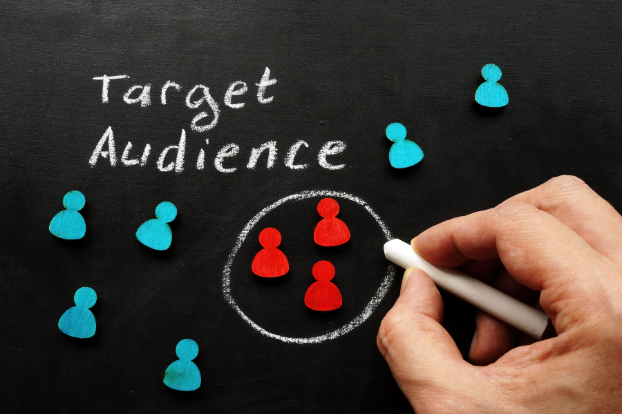 The marketer seperates the consumer group to find their target audience.